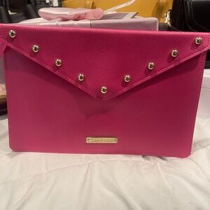 Juicy Couture Pink and Gold Clutch